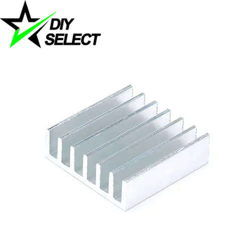 Heatsink Aluminium 20 x 20 x 6mm Silver **LOCAL STOCK**